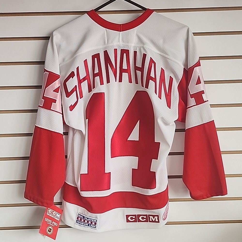 Vintage CCM Brendan Shanahan Detroit Red Wings Jersey #14 Boys L/XL NWT